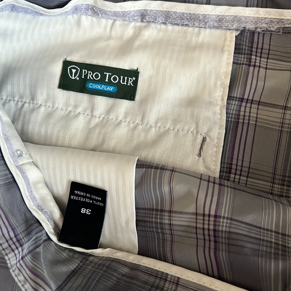 2 Men’s Golf Shorts Bundle of 2 Pairs PUMA & PRO TOUR Preloved Size 38 - Picture 3 of 10